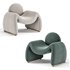 Rocio Chair Knoll Sand By Highfashionhome - Thumbnail 4