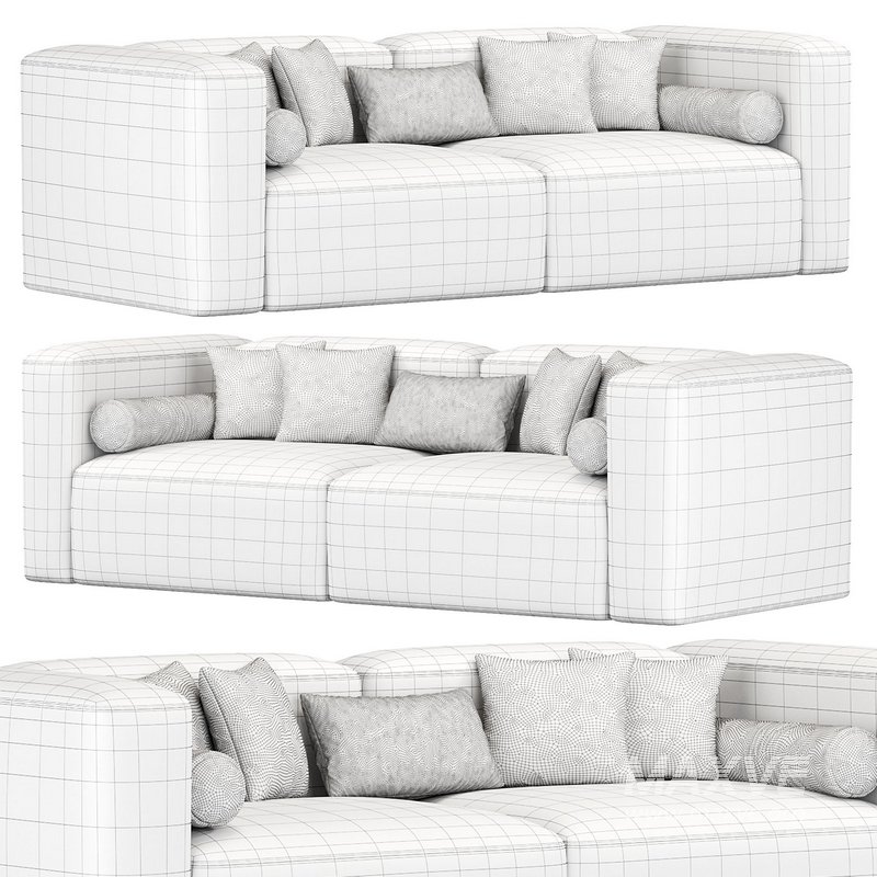 Mags 2 Seater Combination 1 Sofa By Hay - Image 4