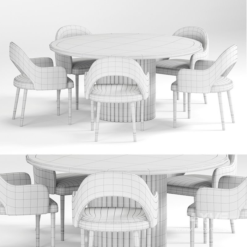 Bakergo Dining Table By Cazarina - Image 4