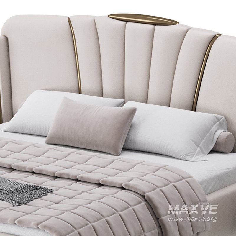 Grey Modern Bed - Image 6