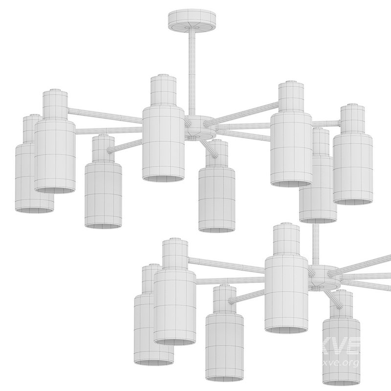 Ceiling chandelier in loft style - Image 4