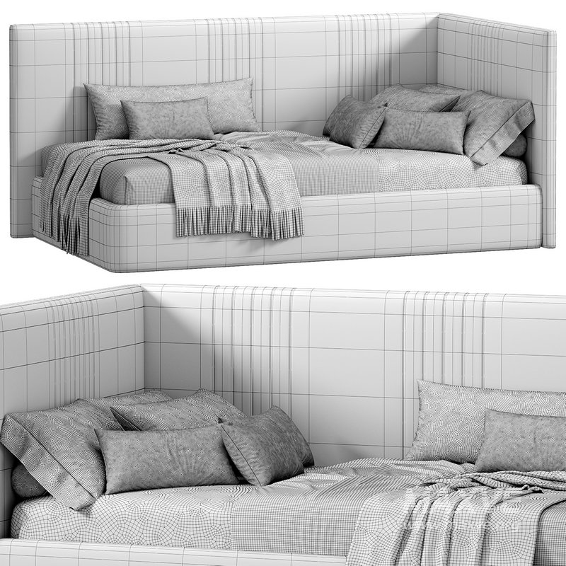 Ottoman Jane PM Pink Bed by velor - Image 3