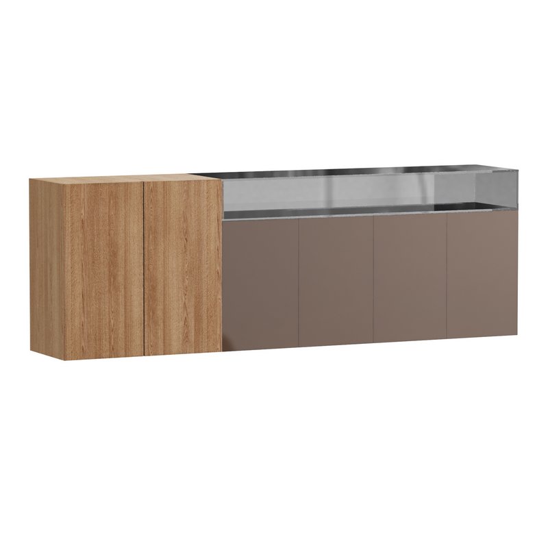 36e8 Glass Sideboard - Image 2