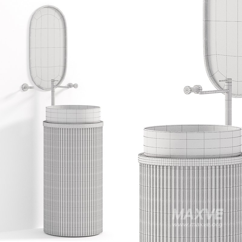 Guest bathroom with antique style elements - Image 4