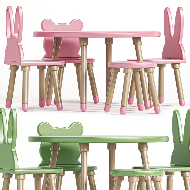 Children’s table and chair set - Image 4