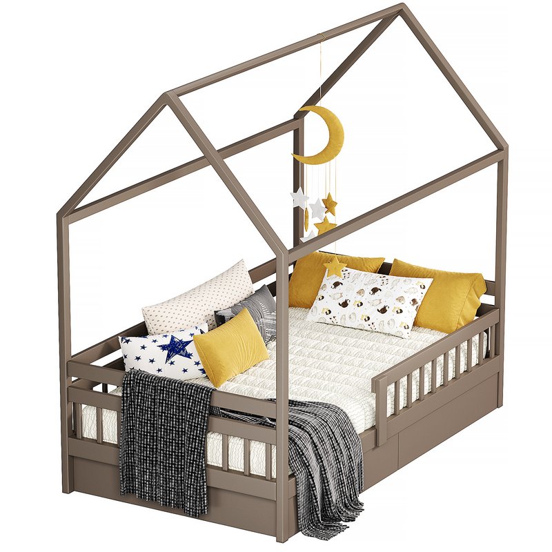 Bed house Special made of birch - Image 2