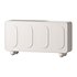 White Solid and Manufactured Wood Sideboard Credenza - Thumbnail 4