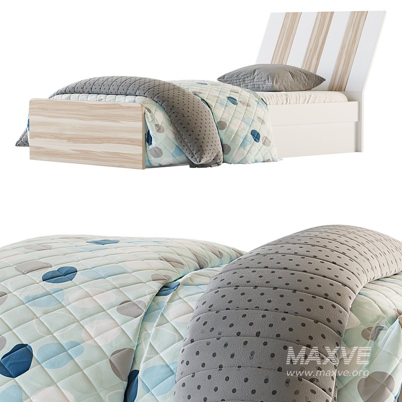 Bed Tomy Niki Lucas Oak A11 - Image 3