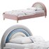 Rainbow Kids Velvet Finish Bed - Thumbnail 2