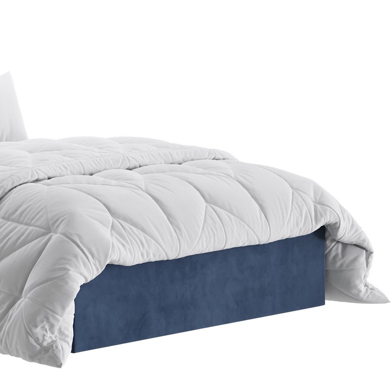 House Beautiful Jay Velvet-Finish Ottoman Bed - Image 2