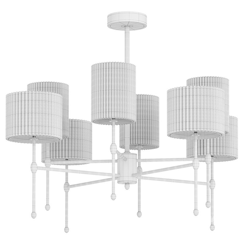 Ceiling lamp fabric lampshades - Image 5