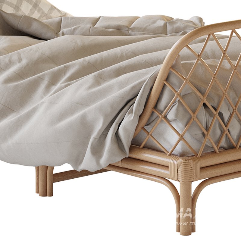 Katsuki Rattan Bed - Image 4