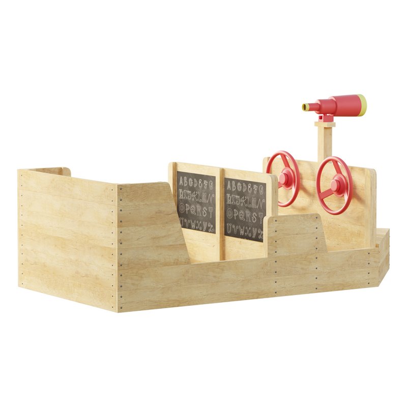 ADMIRAL WOODEN PLAY BOAT - Image 5