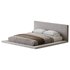 Cesar Suede Fabric Contemporary Minimalist Bed - Thumbnail 5