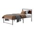 Topeakmart Rustic Metal Bed - Thumbnail 5