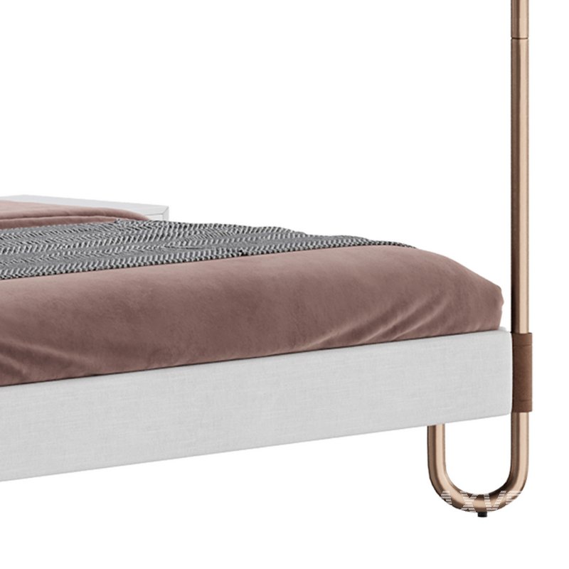 Gracia King Upholstered Canopy bed - Image 5
