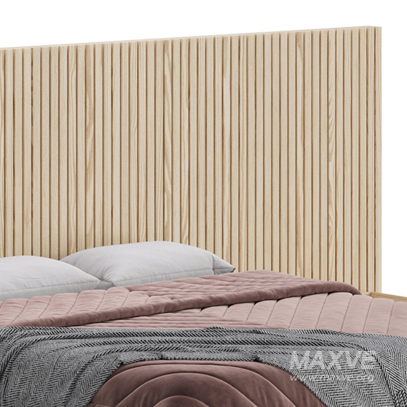 Batten White Oak King Plinth-Base Storage bed - Image 6