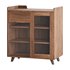 Asian Brown Wood Sideboard - Thumbnail 6