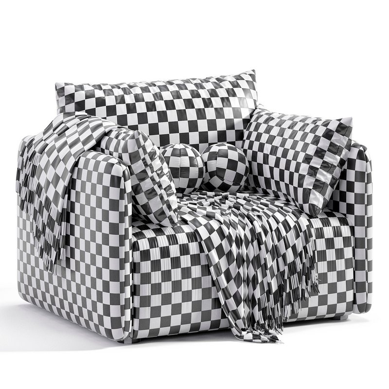 Offset armchair - Image 6