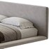Cesar Suede Fabric Contemporary Minimalist Bed - Thumbnail 6