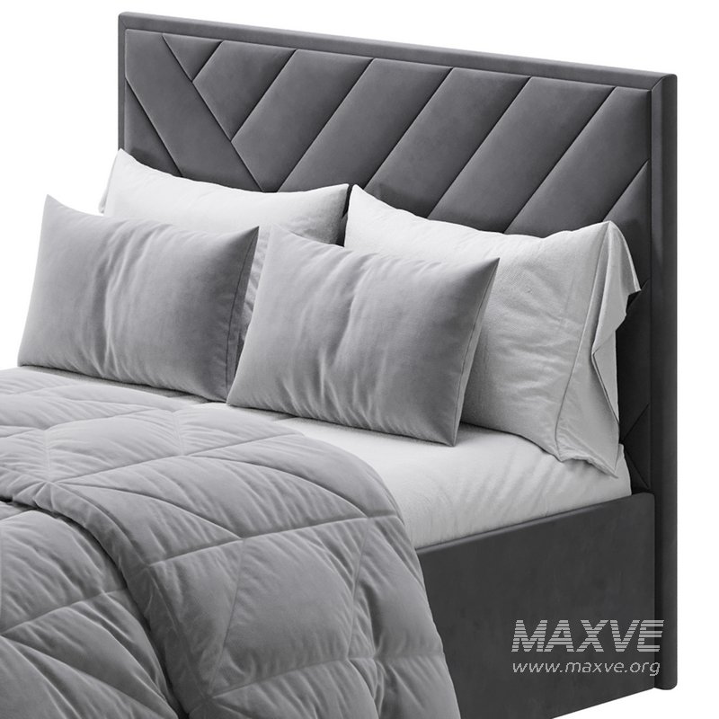 House Beautiful Jay Velvet-Finish Ottoman Bed - Image 6
