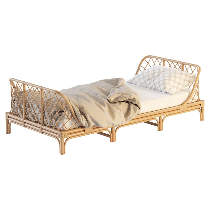 Katsuki Rattan Bed - Image 5