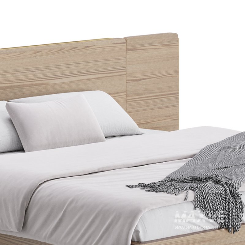 Brown Wooden Panel Bed - Image 9