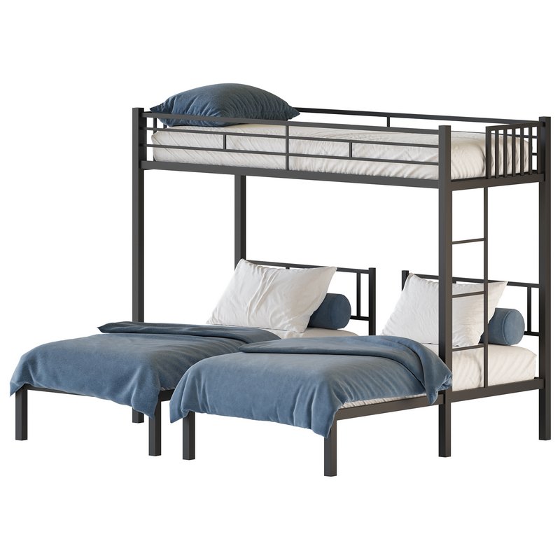 Metal Triple Bunk Beds - Image 7