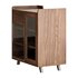 Asian Brown Wood Sideboard - Thumbnail 8