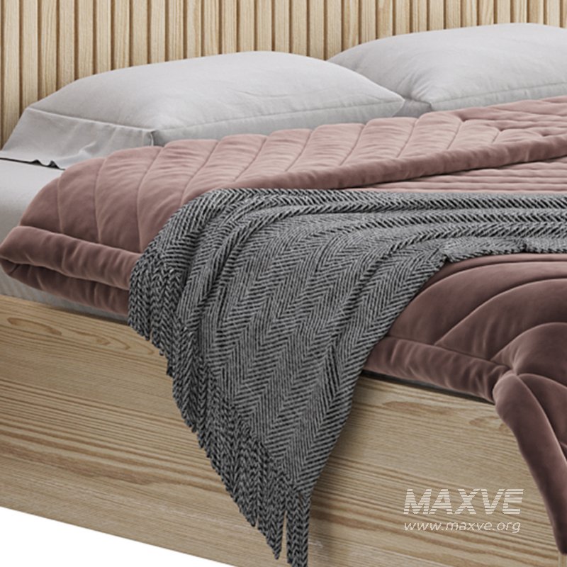 Batten White Oak King Plinth-Base Storage bed - Image 7