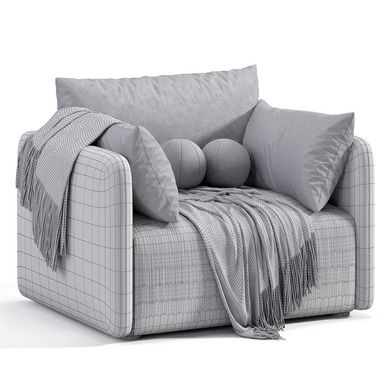 Offset armchair - Image 7