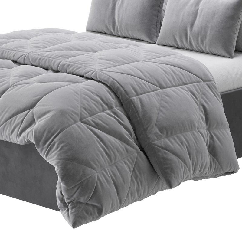 House Beautiful Jay Velvet-Finish Ottoman Bed - Image 8