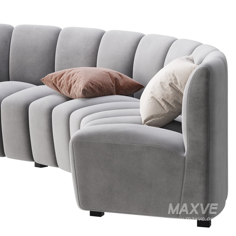 Lando modular curved seat - Image 7