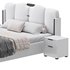 Modern Wingback Upholstered Headboard Bed - Thumbnail 7