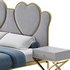 Glam Upholstered Headboard Bed - Thumbnail 7