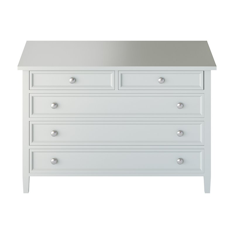 Harbor Grey 5-Drawer Dresser - Image 8