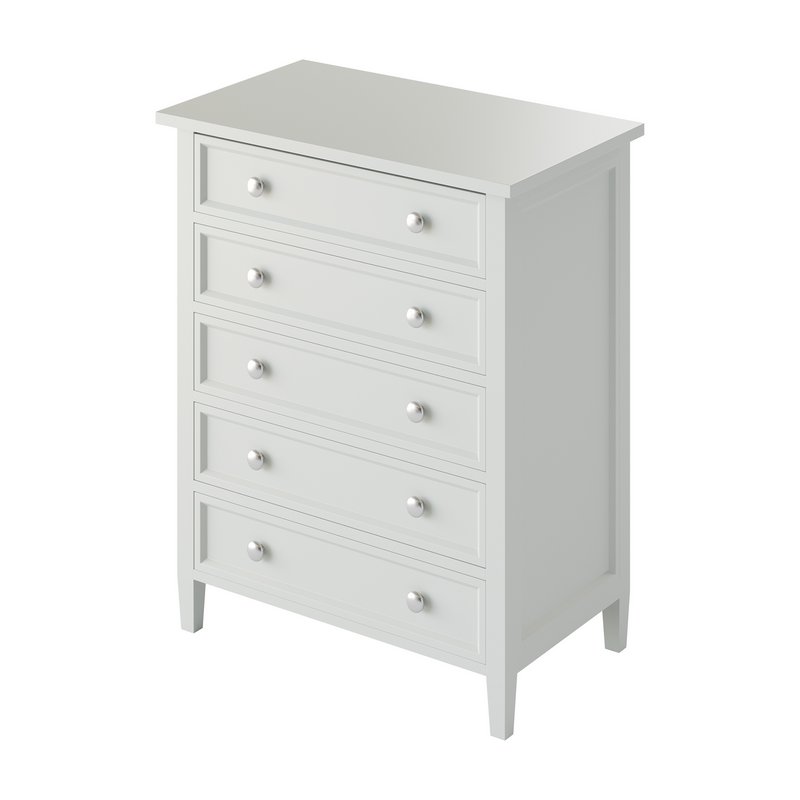 Harbor Grey 5-Drawer Chest - Image 8