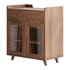Asian Brown Wood Sideboard - Thumbnail 7