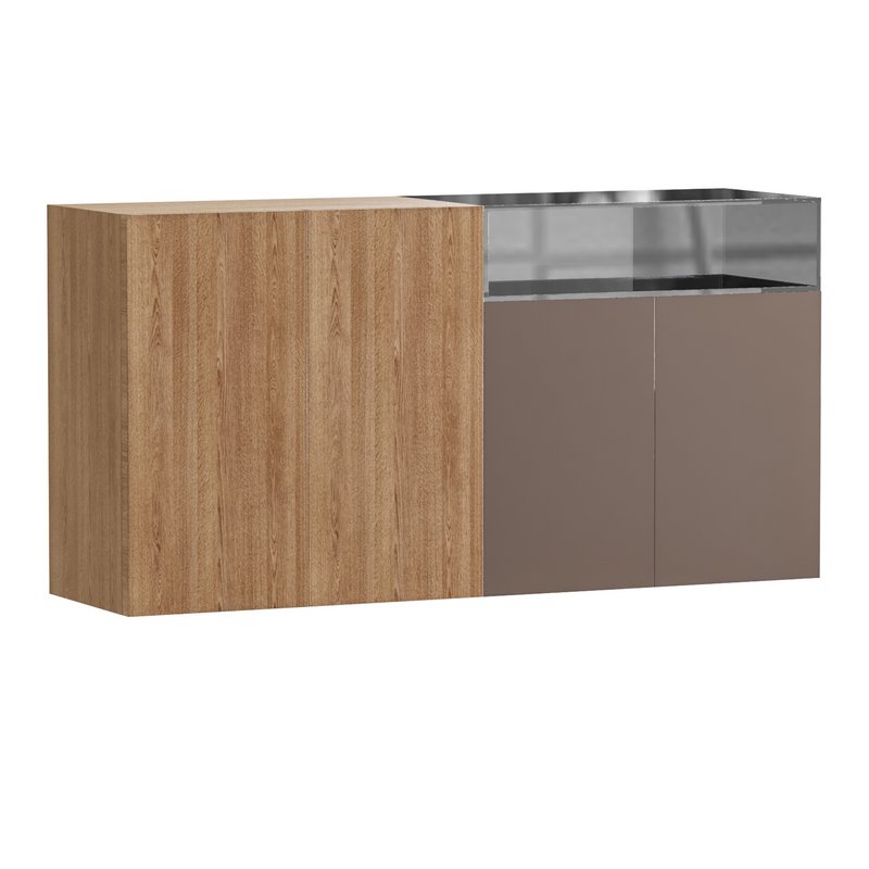 36e8 Glass Sideboard - Image 9