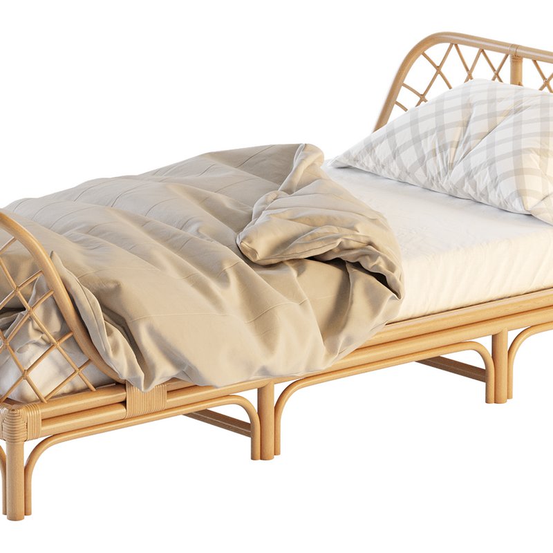 Katsuki Rattan Bed - Image 7