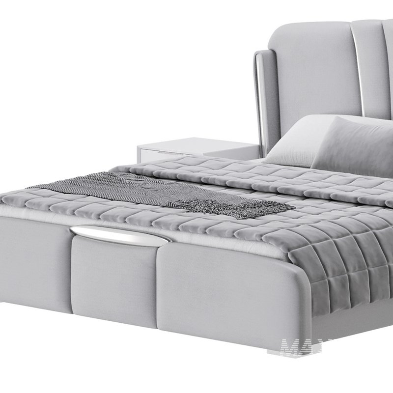 Grey Modern Bed - Image 10