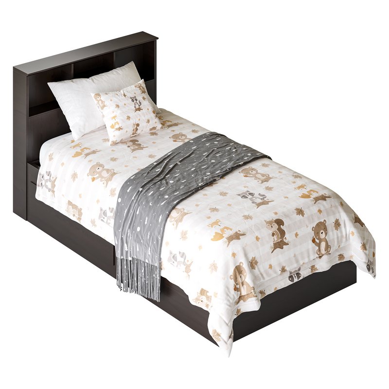 Mainstays Mates Storage Bed with Bookcase Headboard - Image 9