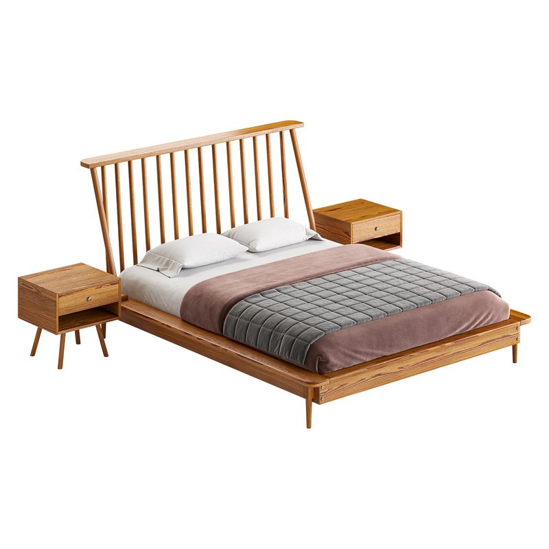 Walker Edison Modern Boho bed - Image 9