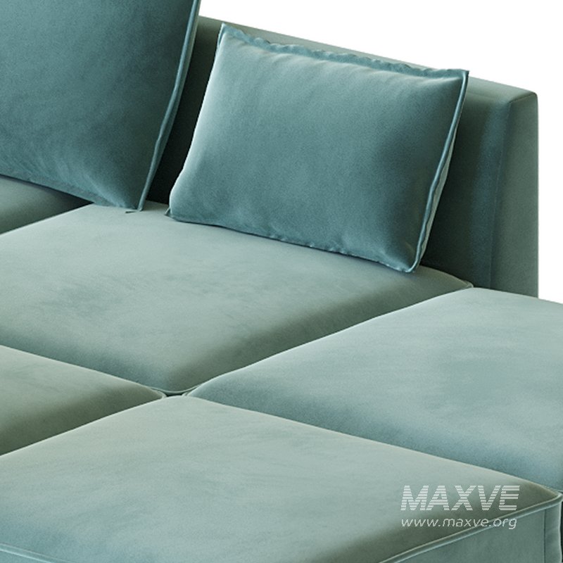 Sectional Sofa Convertible Sofa Bed 2 - Image 8
