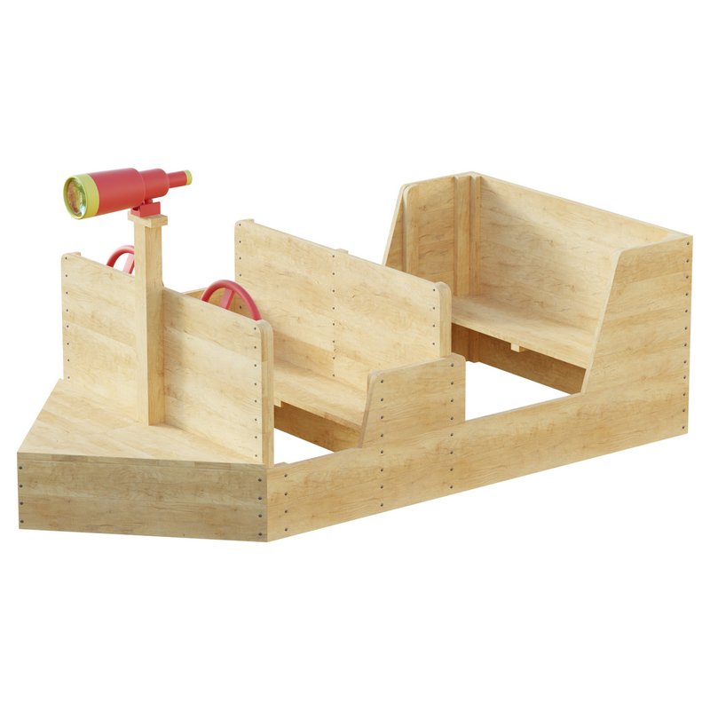 ADMIRAL WOODEN PLAY BOAT - Image 9