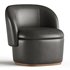 BISOU Leather easy chair - Thumbnail 1