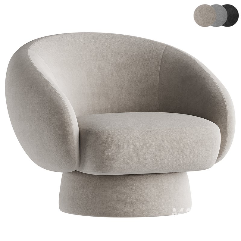 ALANA Fabric armchair By Able - Image 1