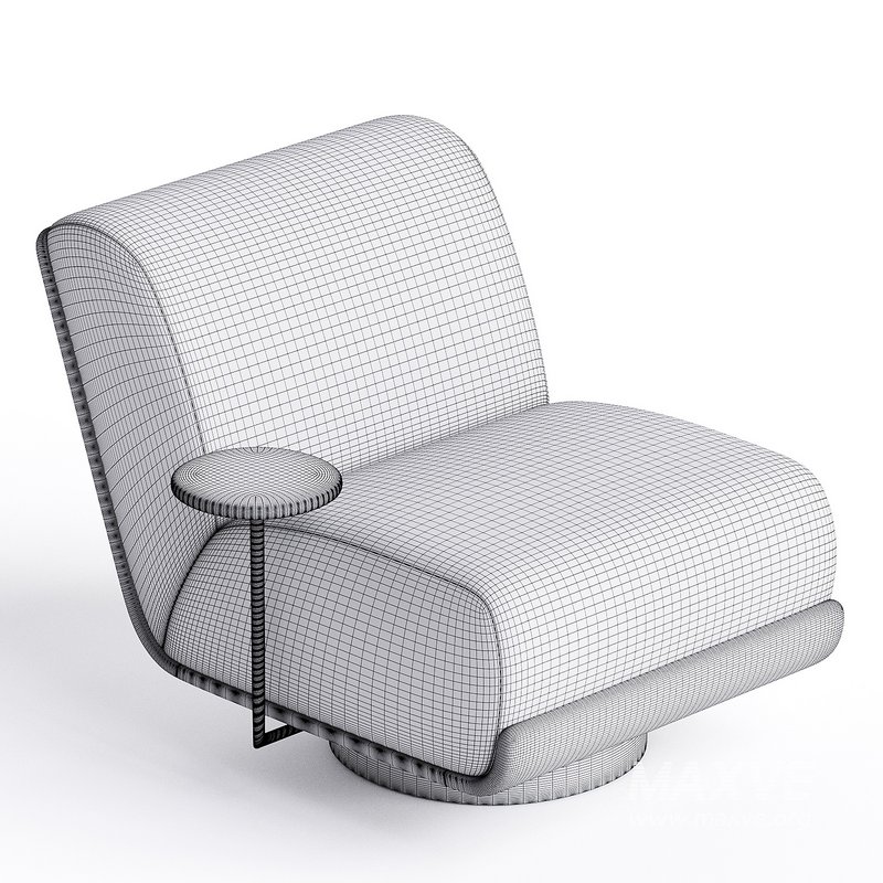 Bronwyn Leather Swivel Chair - Image 3