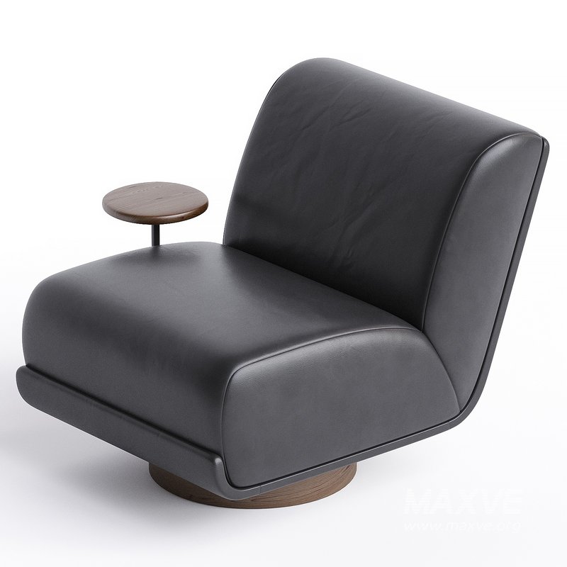 Bronwyn Leather Swivel Chair - Image 1