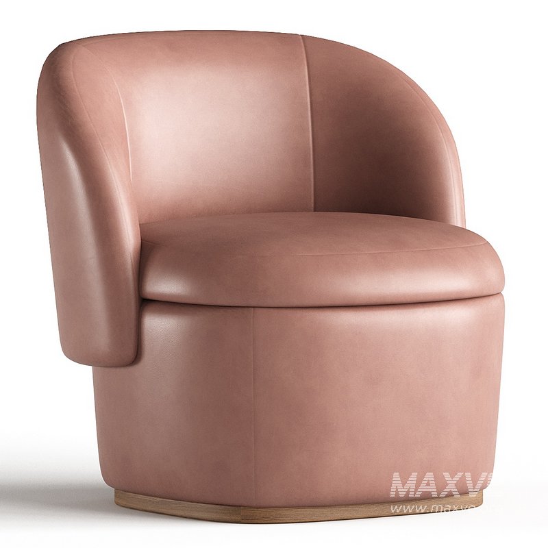 BISOU Leather easy chair - Image 2